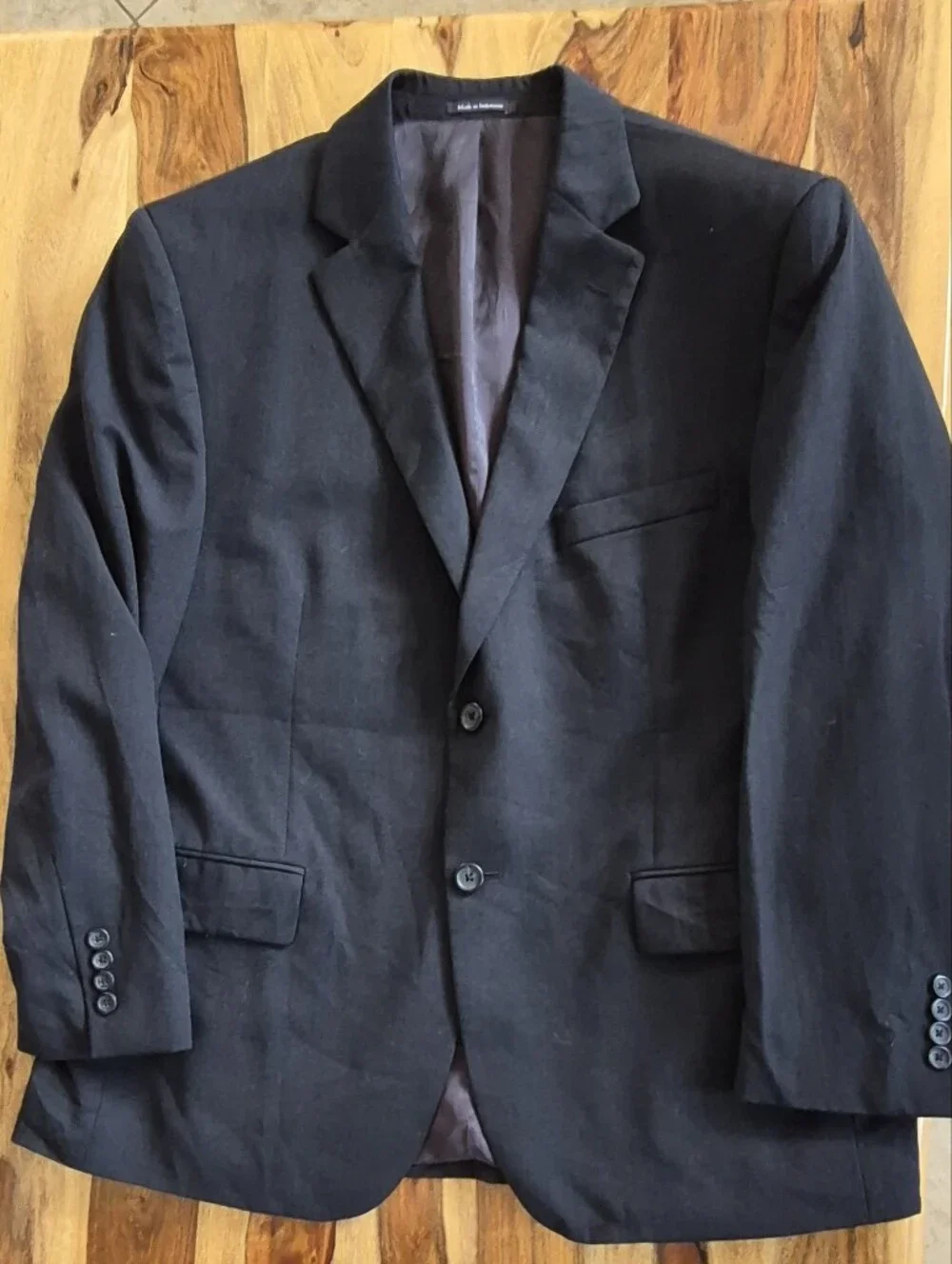 Pronto Uomo Platinum 100% Wool Three Button Blazer Sz 44 Short